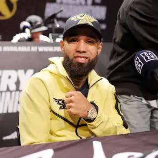 POMONA, CALIFORNIA - FEBRUARY 16: Luis Nery poses for the media at The Fox Theater Pomona on February 16, 2023 in Pomona, California. (Photo by Cris Esqueda/Golden Boy/Golden Boy Promotions via Getty Images)