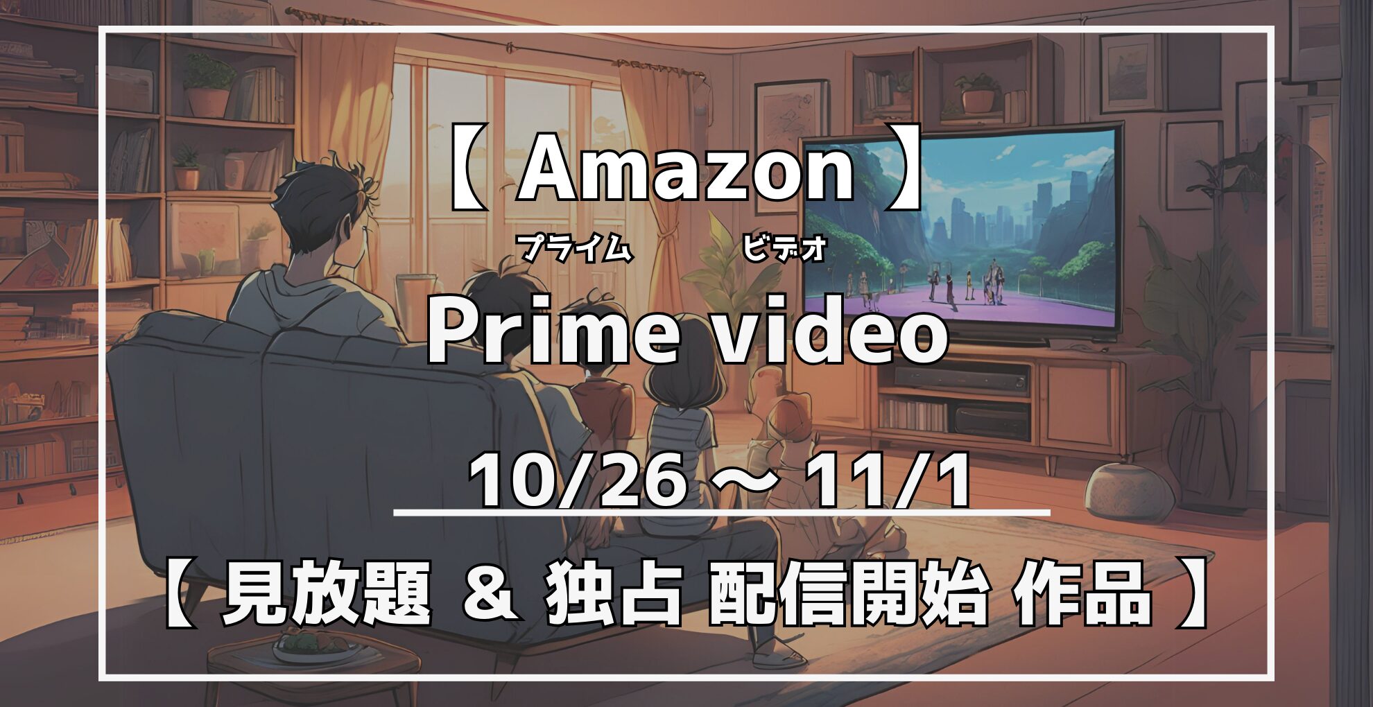 プライムビデオ　見放題＆独占配信開始作品