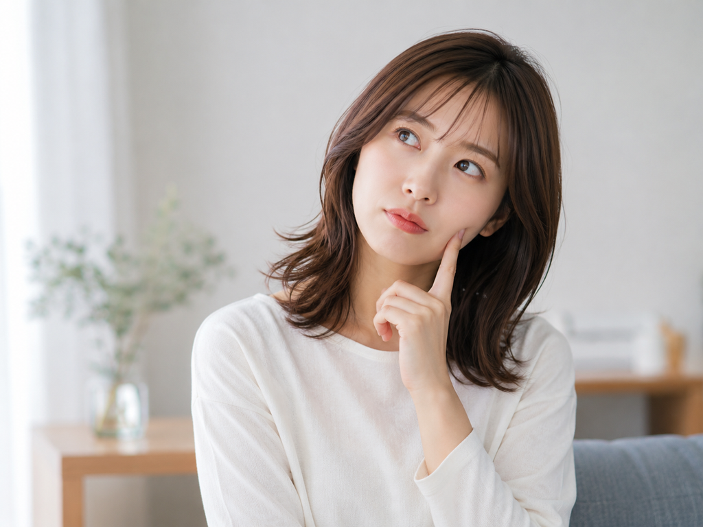 Amazon・楽天・Yahoo!ショッピングのどこで買うか迷って考える女性